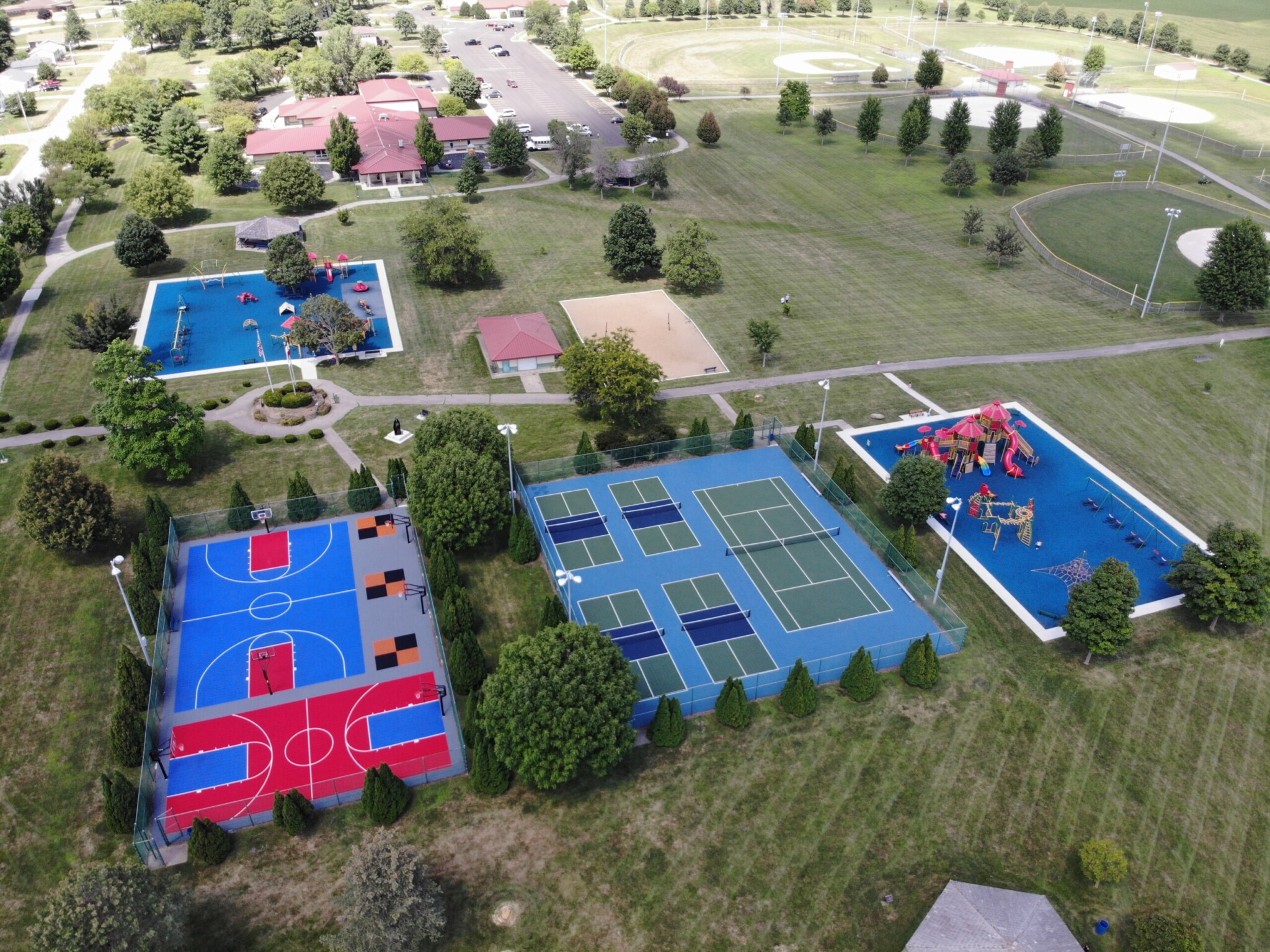 outdoor courts